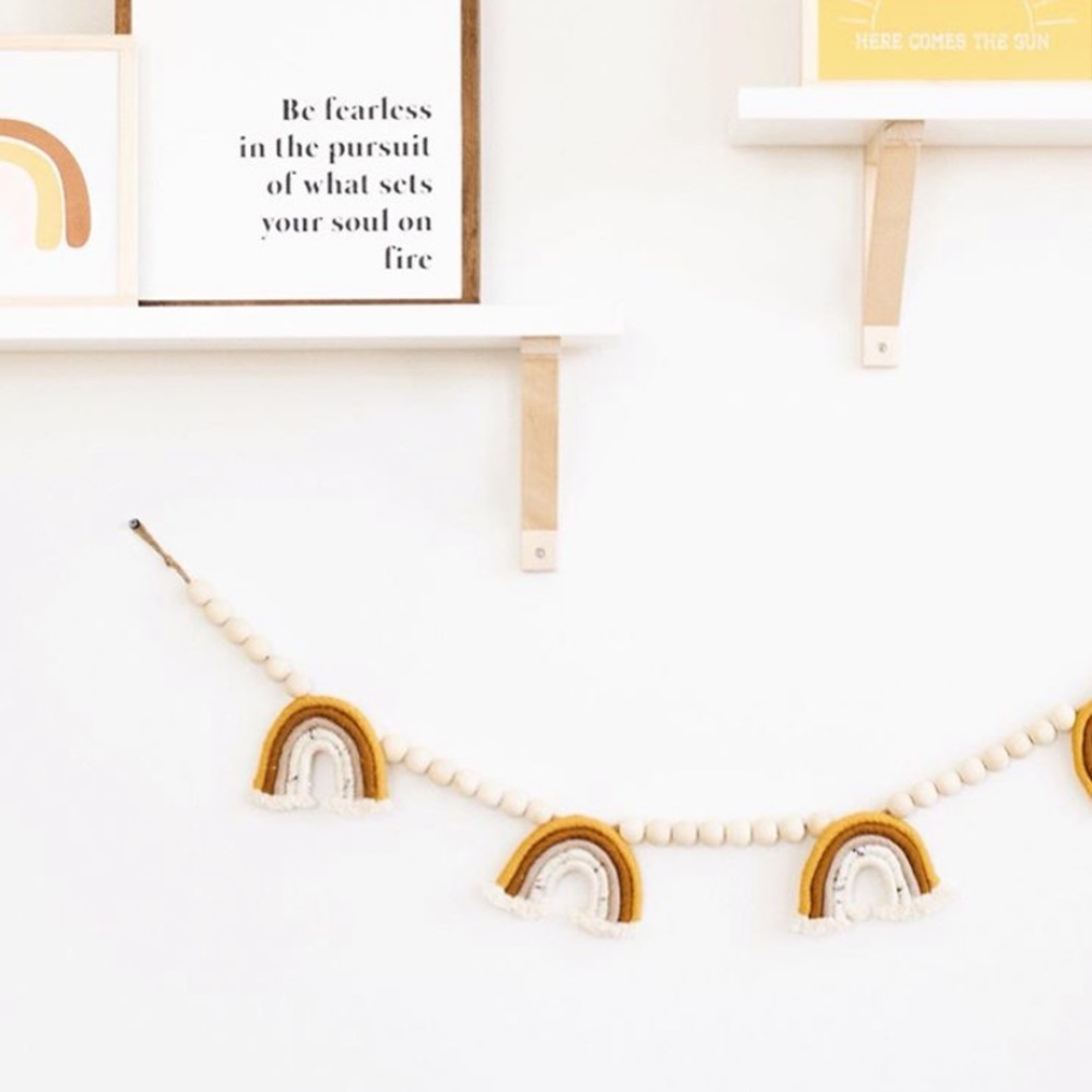 Rainbow garland